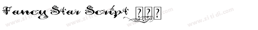 Fancy Star Script字体转换
